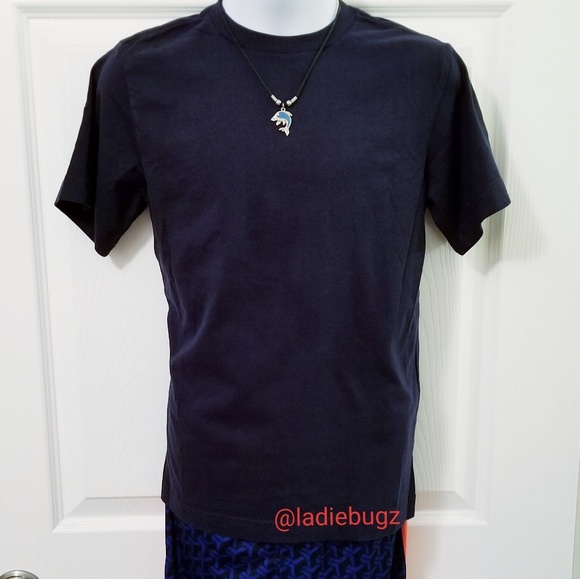 Shorts & T-shirt Set Neon Orange, Navy, Black - Picture 3 of 6